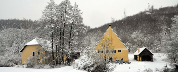 Hoppelmühle in the snow